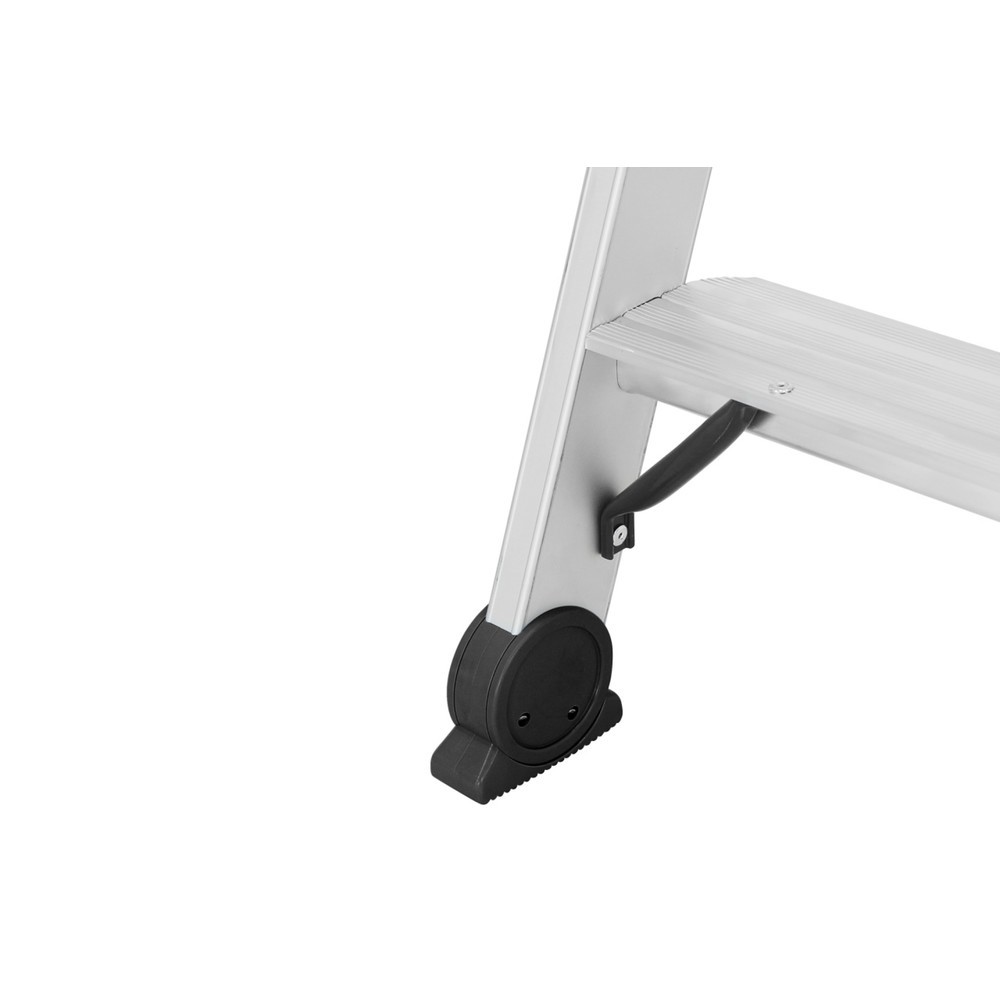 Produktabbildung Nr. 2: HYMER Stufenstehleiter, beidseitig, 2×3 Sprossen, Standhöhe 0,19 m