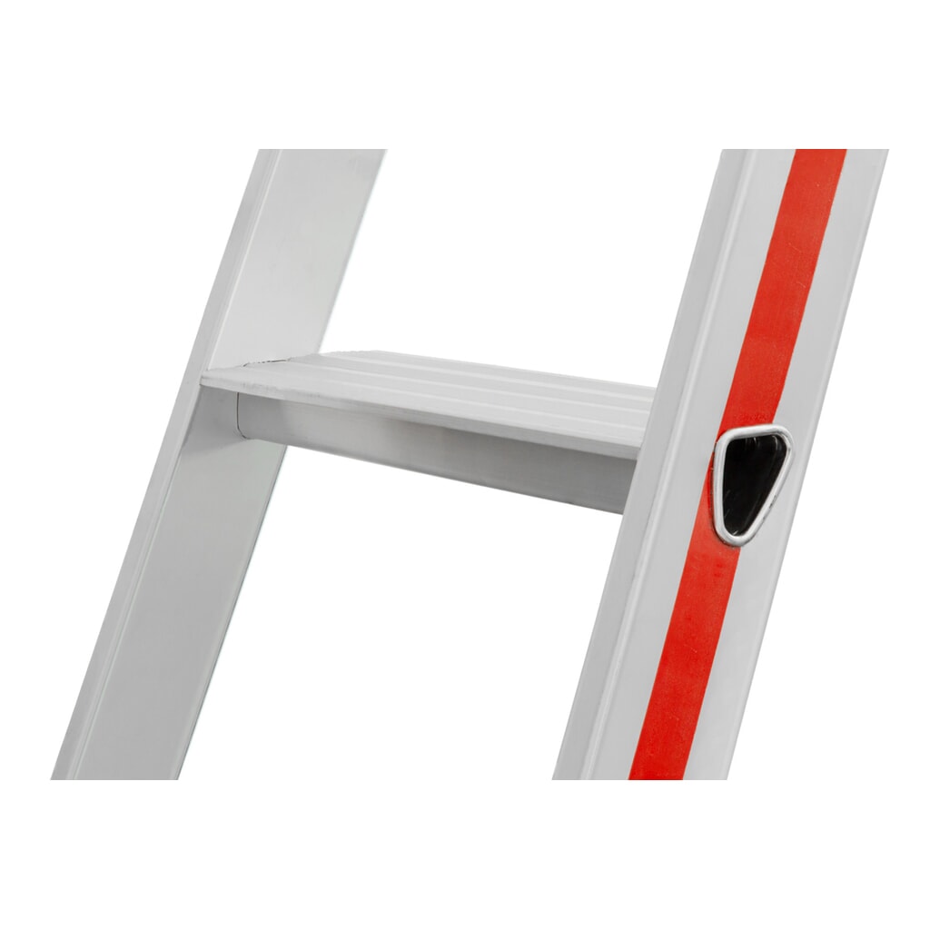 HYMER Stufenstehleiter, beidseitig, 2×3 Sprossen, Standhöhe 0,19 m Produktabbildung Nr. 7: HYMER Stufenstehleiter, beidseitig, 2×3 Sprossen, Standhöhe 0,19 m