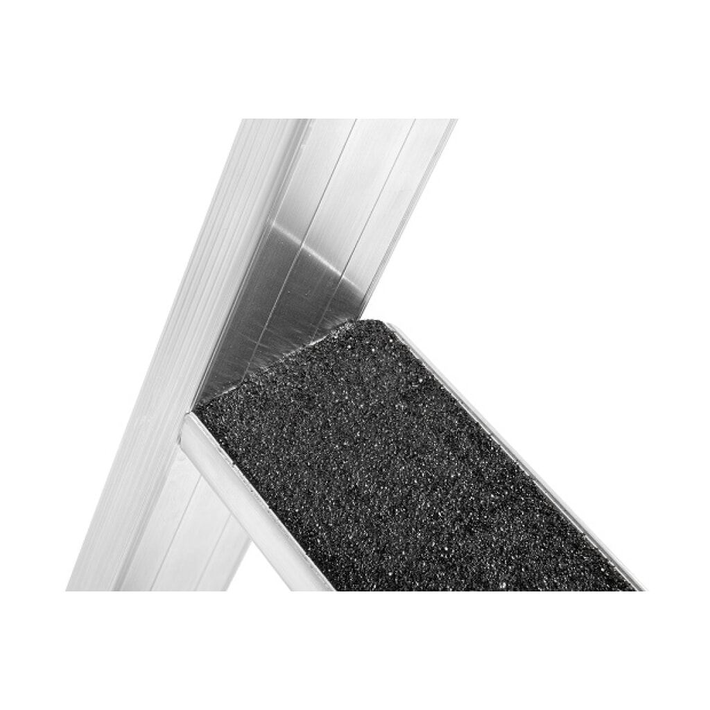 HYMER Stufenstehleiter, R13-Beschichtung, mit Plattform, Standhöhe 0,93 m, 4 Sprossen Produktabbildung Nr. 5: HYMER Stufenstehleiter, R13-Beschichtung, mit Plattform, Standhöhe 0,93 m, 4 Sprossen
