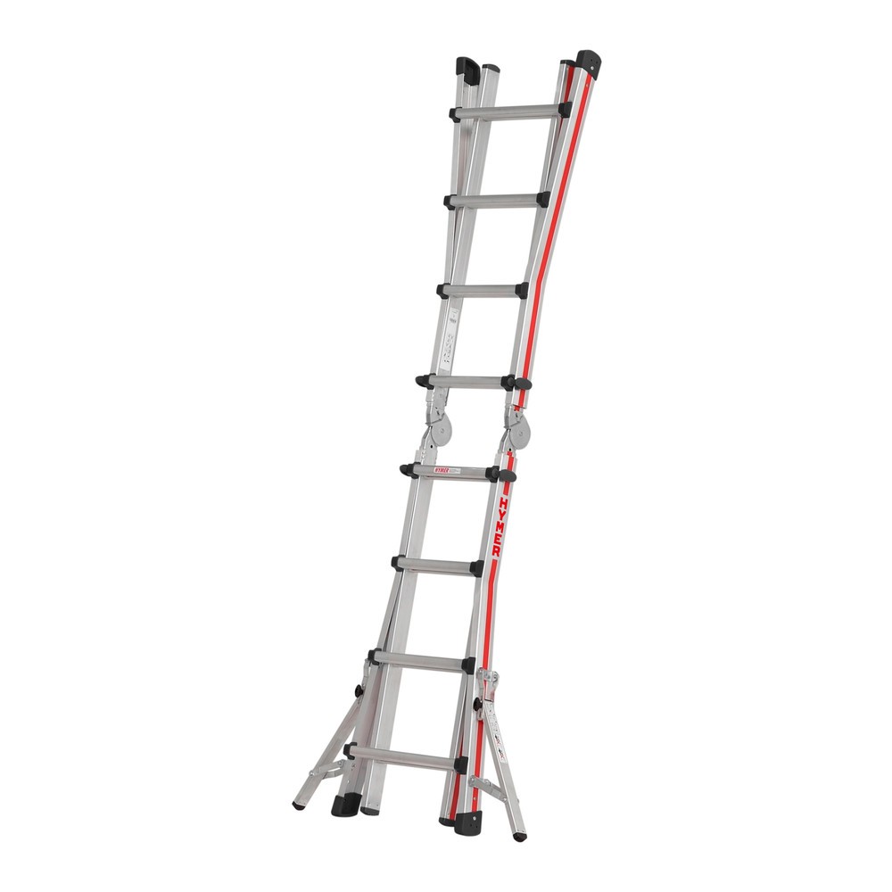 Produktabbildung Nr. 2: HYMER Teleskopleiter, Gesamtlänge 4,02 m, 4x4 Sprossen