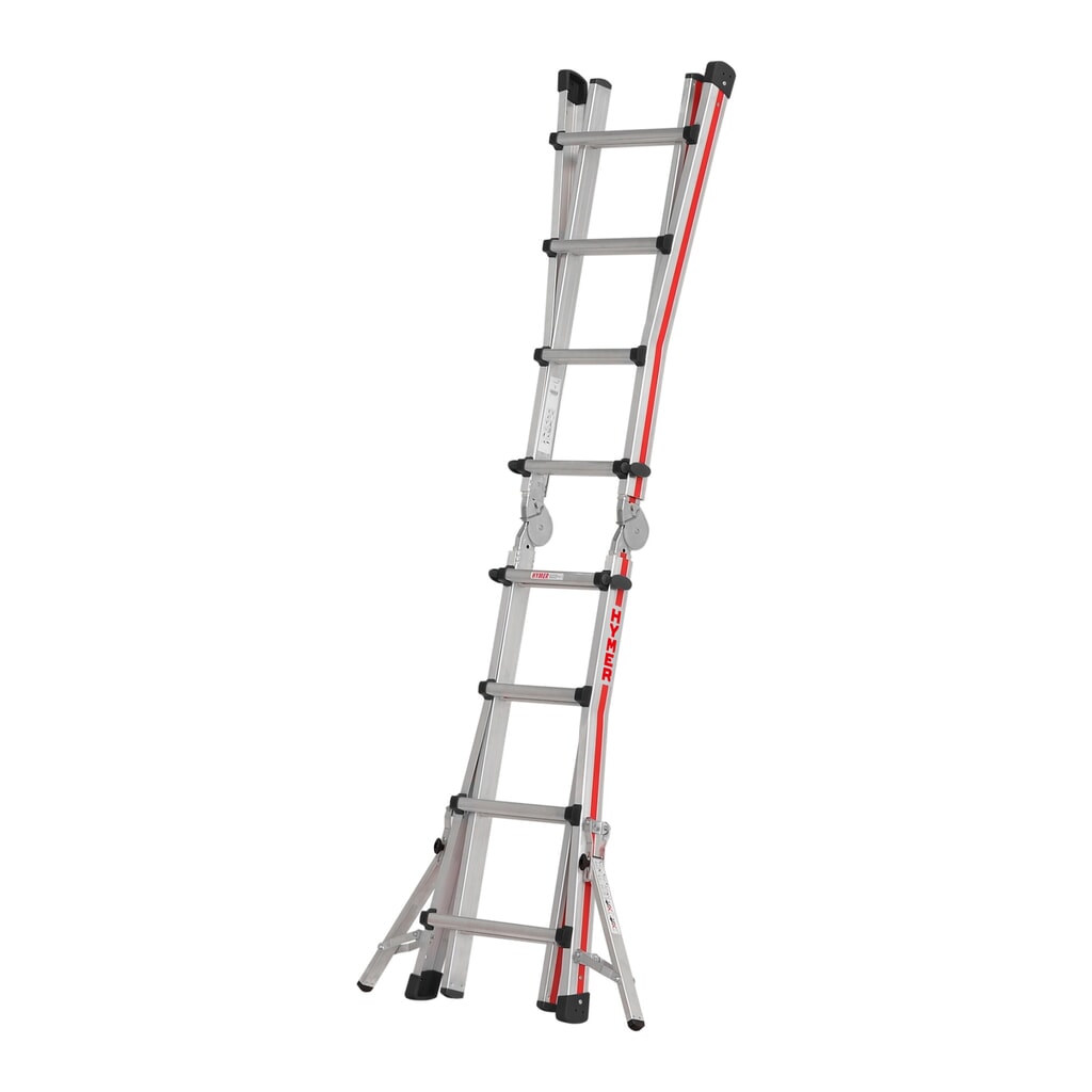 Produktabbildung Nr. 2: HYMER Teleskopleiter, Gesamtlänge 5,14 m, 4x5 Sprossen