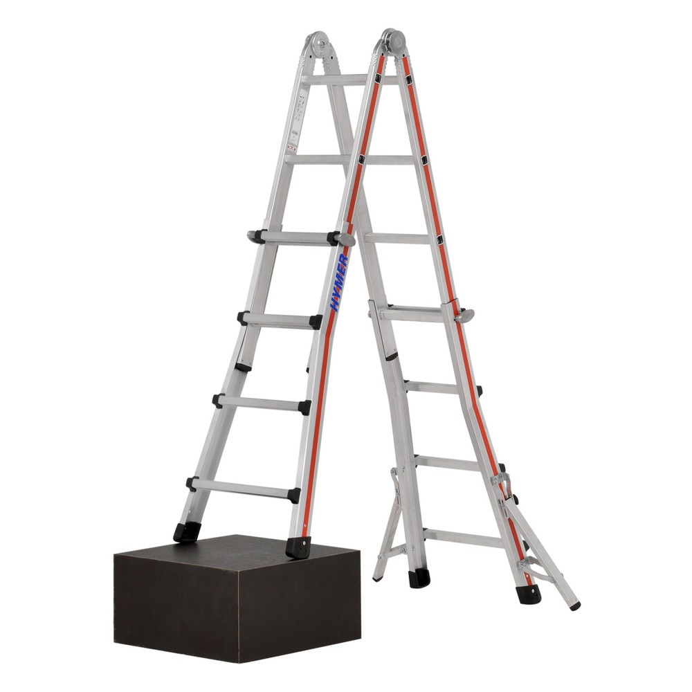 Produktabbildung Nr. 12: HYMER Teleskopleiter TELESTEP, Gesamtlänge 6,26 m, 4x6 Sprossen