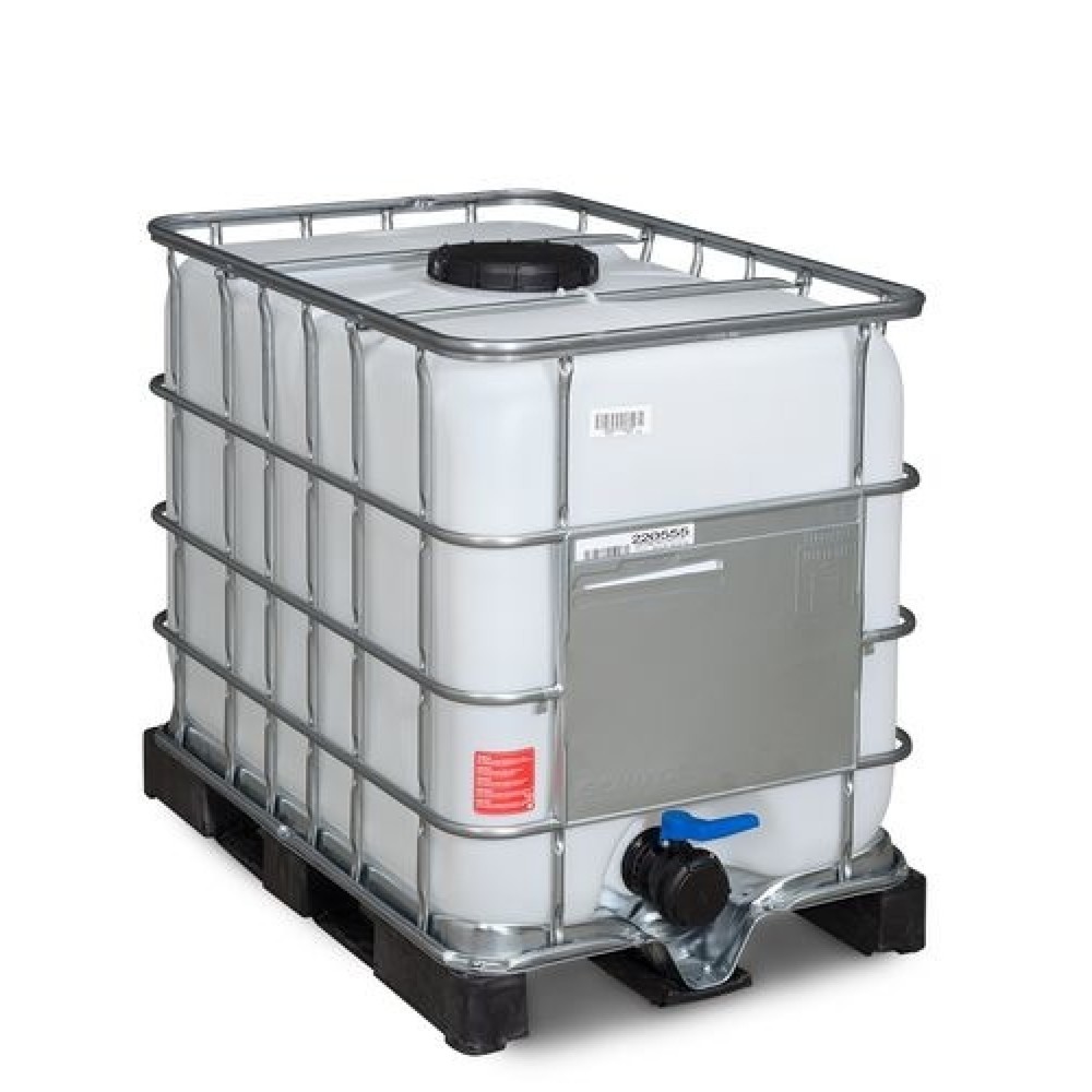 Produktabbildung: IBC, PE-Palette, 600 l, Öffnung NW225, Auslauf NW80