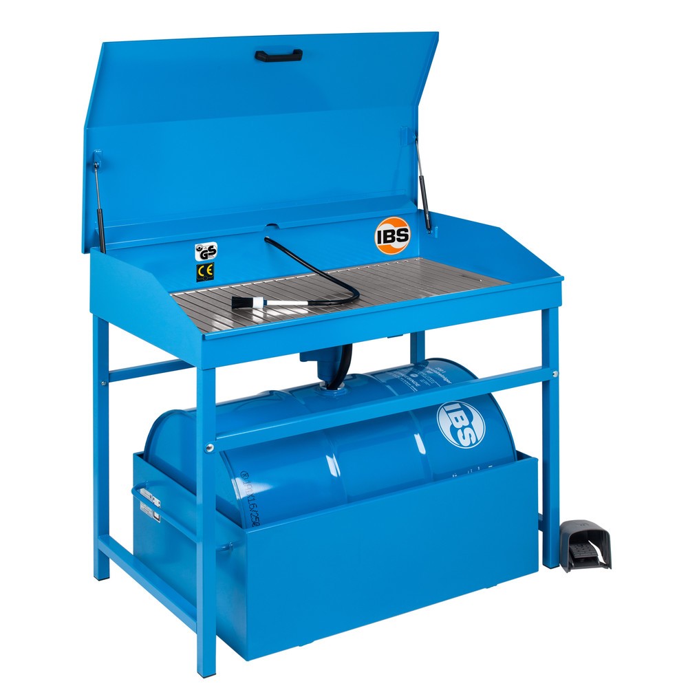 Produktabbildung: IBS-Kleinteilereiniger Premium, Stahlblech mit Deckel, Komplettangebot