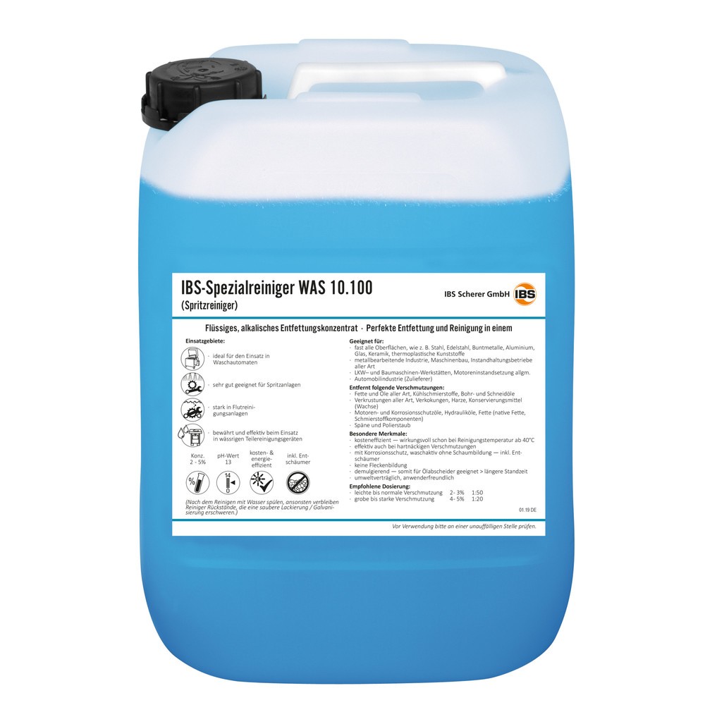 Produktabbildung: IBS-Spritzreiniger WAS 10.100, 20 Liter