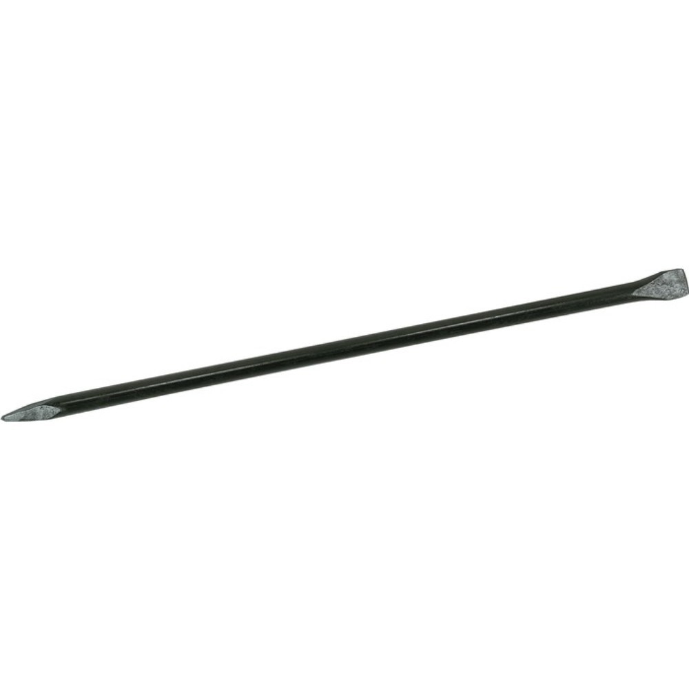 Produktabbildung: IDEAL Brechstange, mit Spitze und gebogener Schneide, Länge 1250 mm Breite 30 mm Form rund, schwarz lackiert
