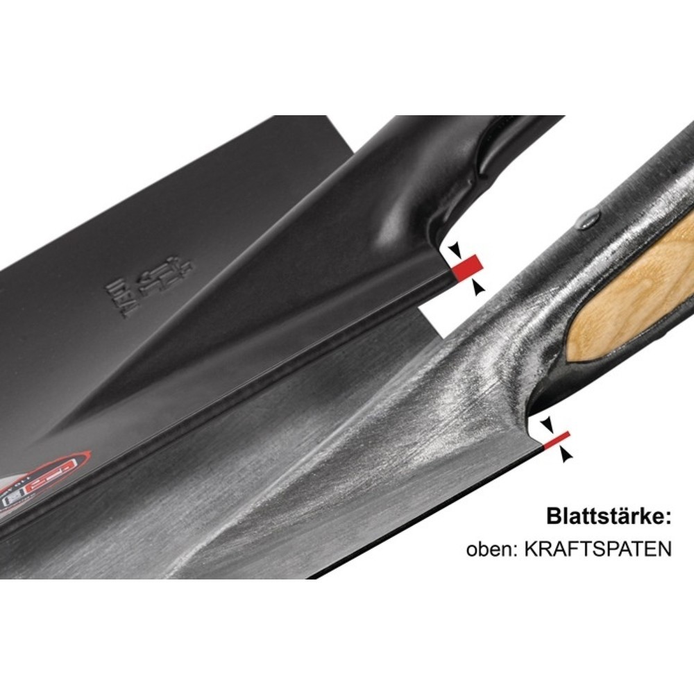 Produktabbildung Nr. 2: IDEAL Kraftspaten, 280 x 130 / 125 mm Größe 2, Slim