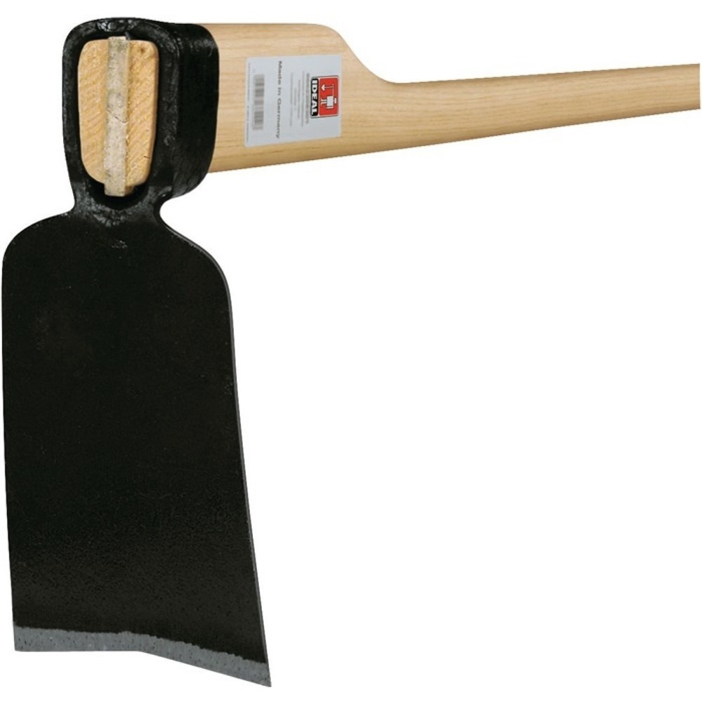 Produktabbildung: IDEAL Rheinische Hacke Blattmaß 185x85x110mm geschmiedet,m.Stiel G.700g