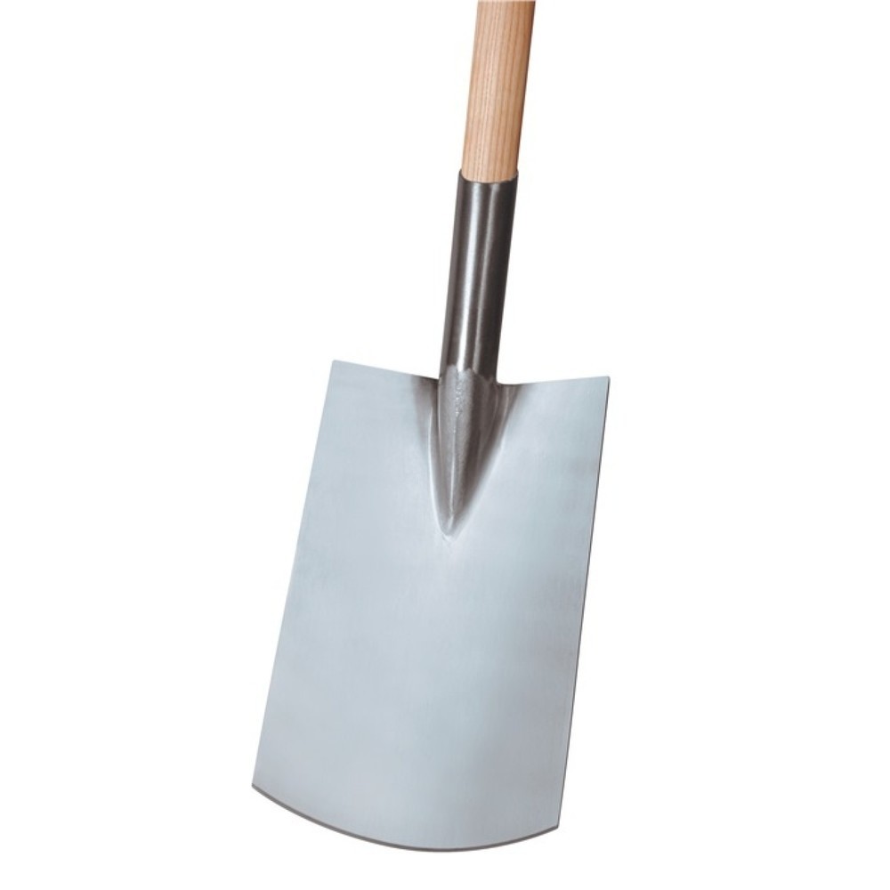 Produktabbildung: IDEAL Rohrdüllspaten Gärtner Form Blattmaß 290x180mm Gr.2 m.T-Stiel 850mm 1830g