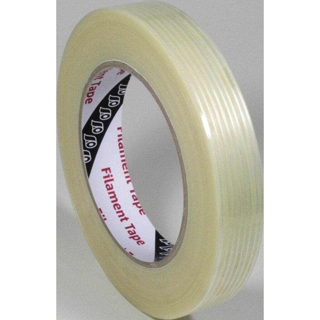 IKS Filamentband F407, Länge 50 m Breite 25 mm, farblos, Rolle Produktabbildung: IKS Filamentband F407, Länge 50 m Breite 25 mm, farblos, Rolle