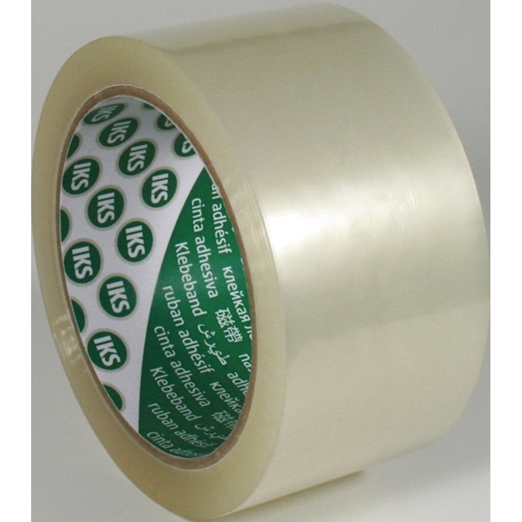 Produktabbildung: IKS Verpackungsklebeband PP F29, Länge 66 m Breite 50 mm, farblos, Rolle