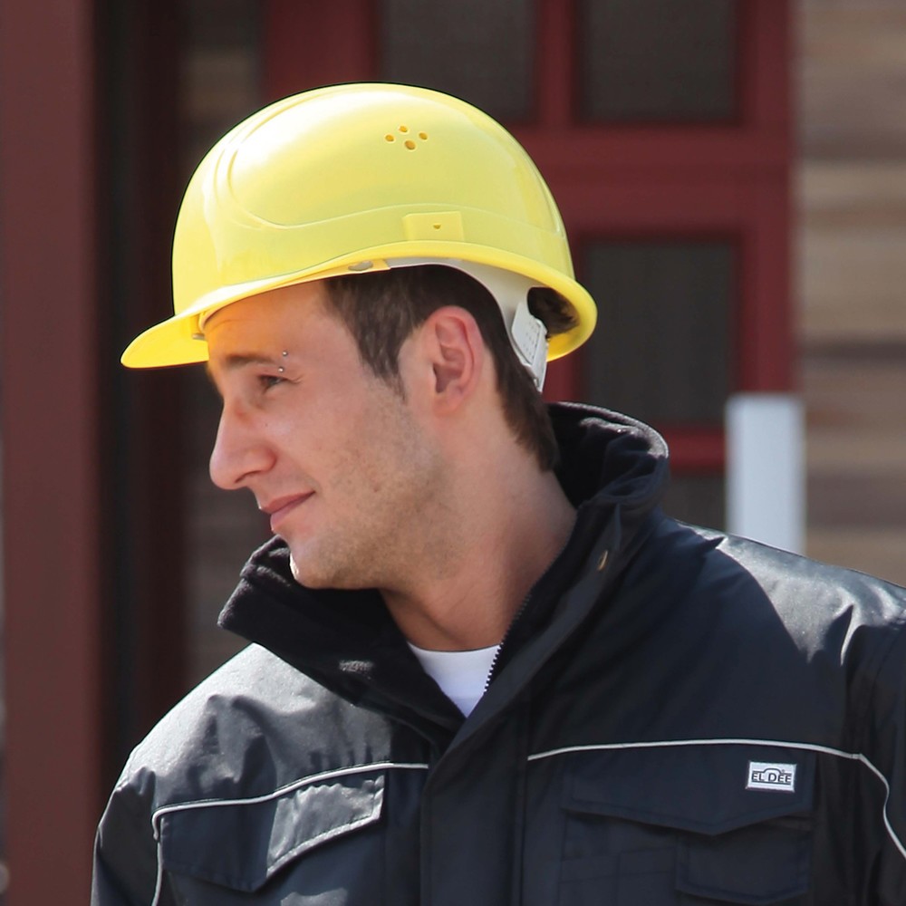 Produktabbildung Nr. 2: Industrie-Schutzhelm, 6-Punkt, DIN EN 397, PE, weiß