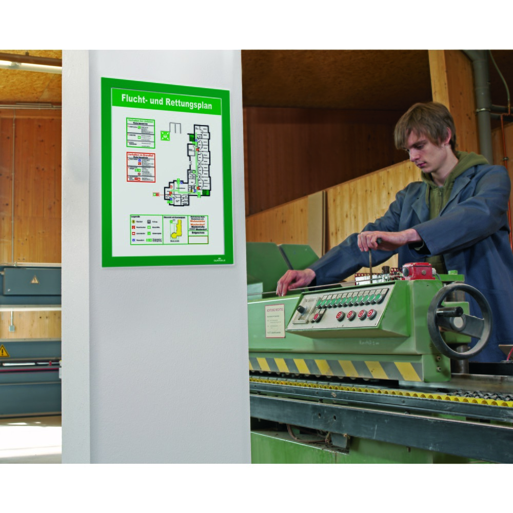 Produktabbildung Nr. 6: DURABLE Info-Rahmen DURAFRAME®, selbstklebend, DIN A4, grün