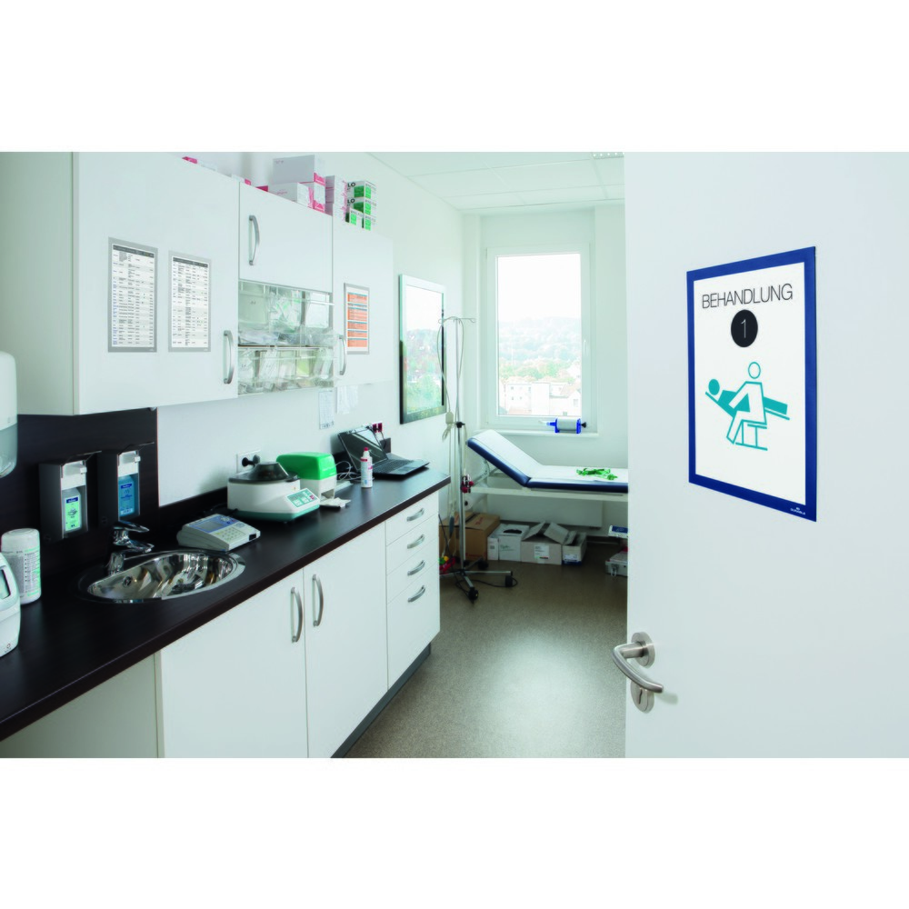 Produktabbildung Nr. 10: Info-Rahmen DURABLE DURAFRAME®, selbstklebend, DIN A4, dunkelblau