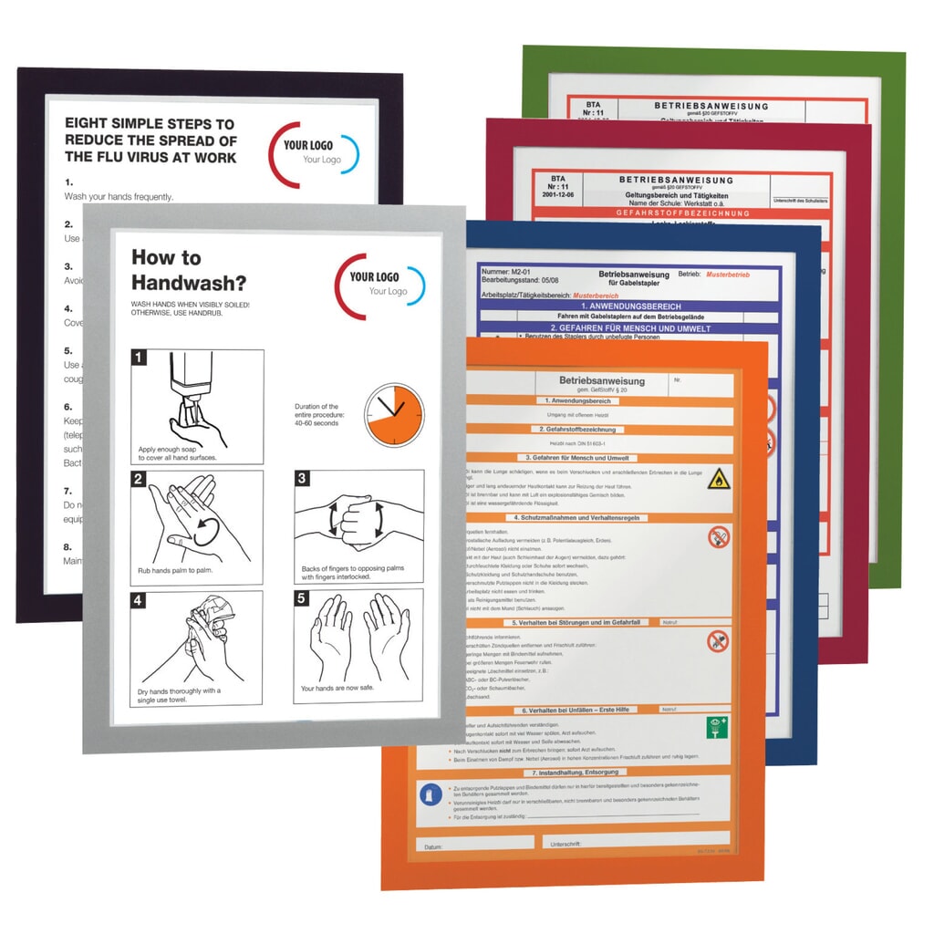 Info-Rahmen DURABLE DURAFRAME®, selbstklebend, DIN A3, schwarz Produktabbildung: Info-Rahmen DURABLE DURAFRAME®, selbstklebend, DIN A3, schwarz