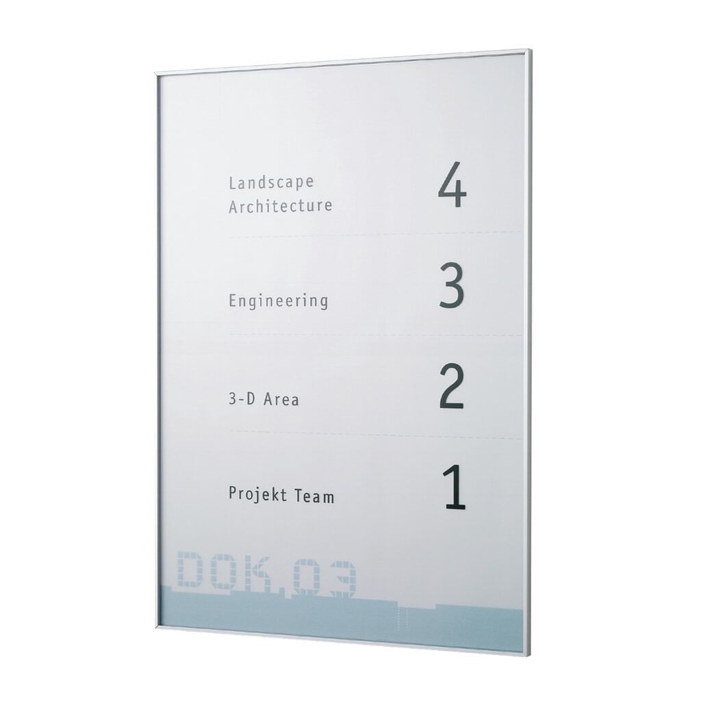 Produktabbildung: Infoboard New Age, DIN A4, HxB 302 x 215 mm