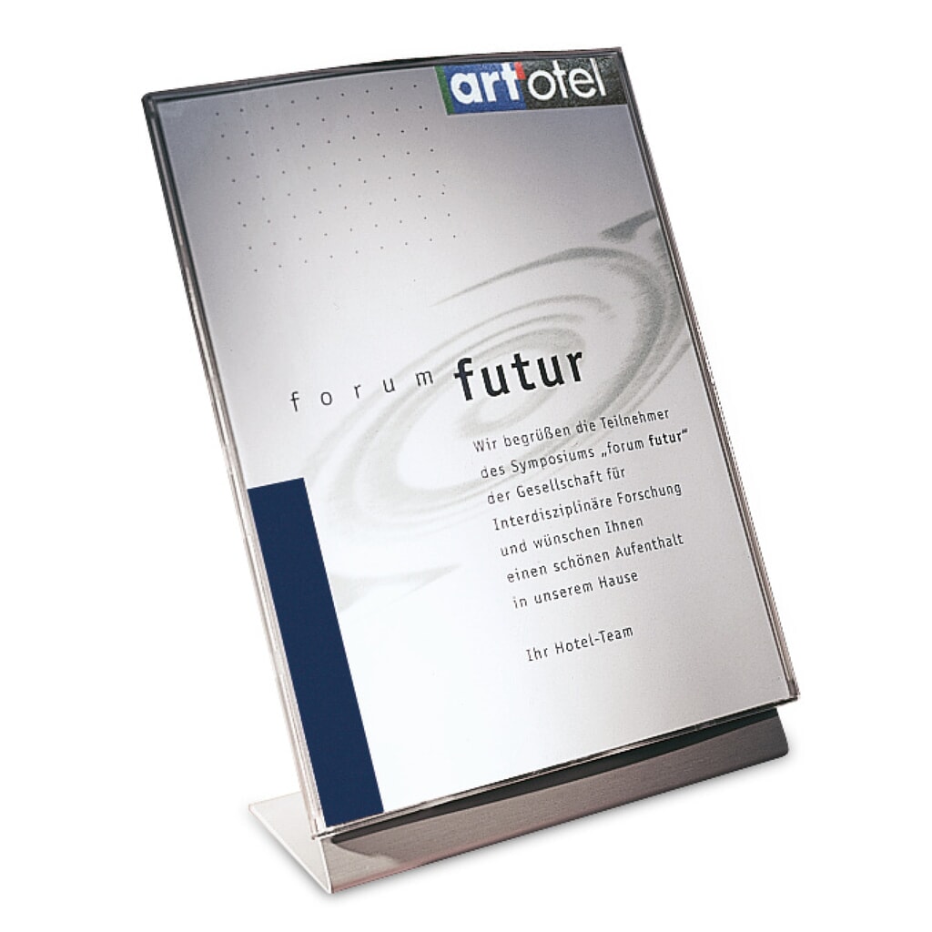 Produktabbildung: Infotafel Standard, DIN A4, HxBxT 304 x 215 x 23 mm
