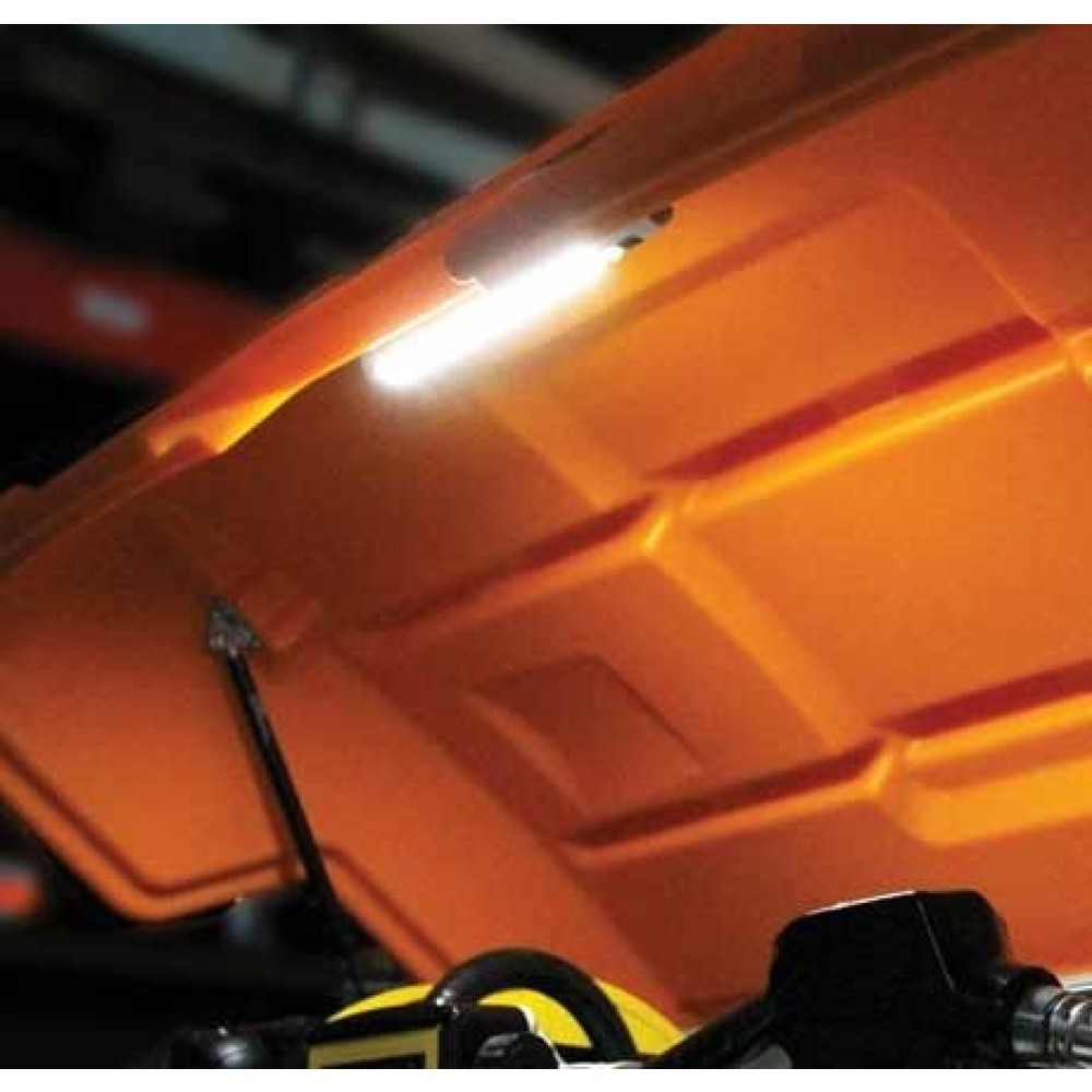 Produktabbildung: Innenbeleuchtung für CEMO PE-Gefahrstoff-Depot 220/2 und 1100/1, mit Bewegungssensor und Batterie