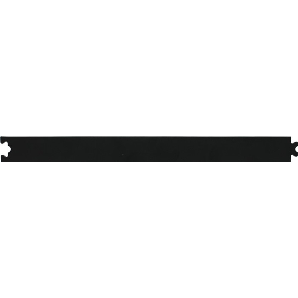 Produktabbildung: INTERSTEEL Laufschiene 4501, Lagerlänge 450 mm, Stahl schwarz, Wandmontage