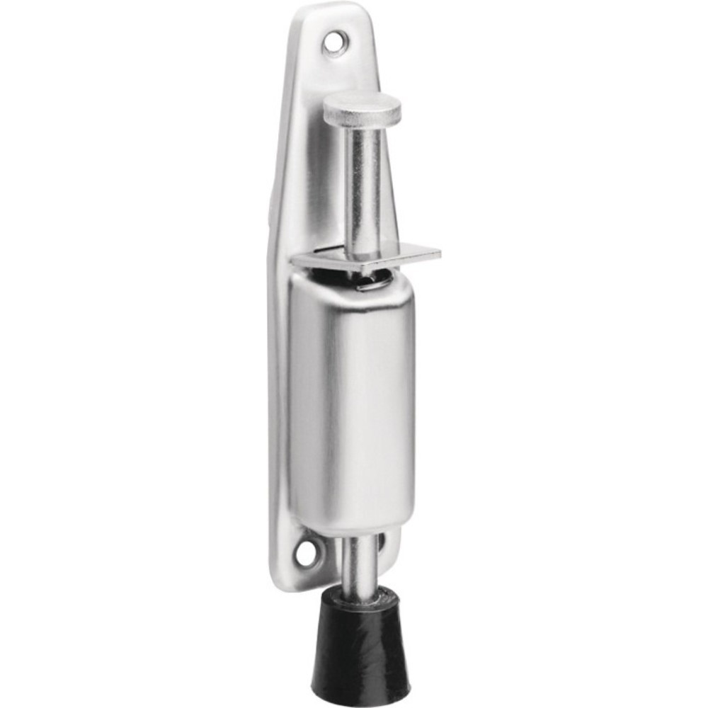 Produktabbildung: INTERSTEEL Türfeststeller 0035.4440, Hubhöhe 48 mm, Edelstahl matt, Türmontage