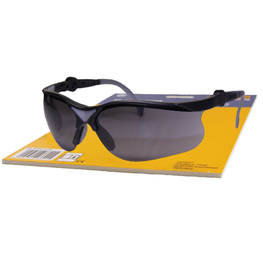 Produktabbildung Nr. 1: Ionic Schutzbrille UV400, schwarz/silberner Rahmen