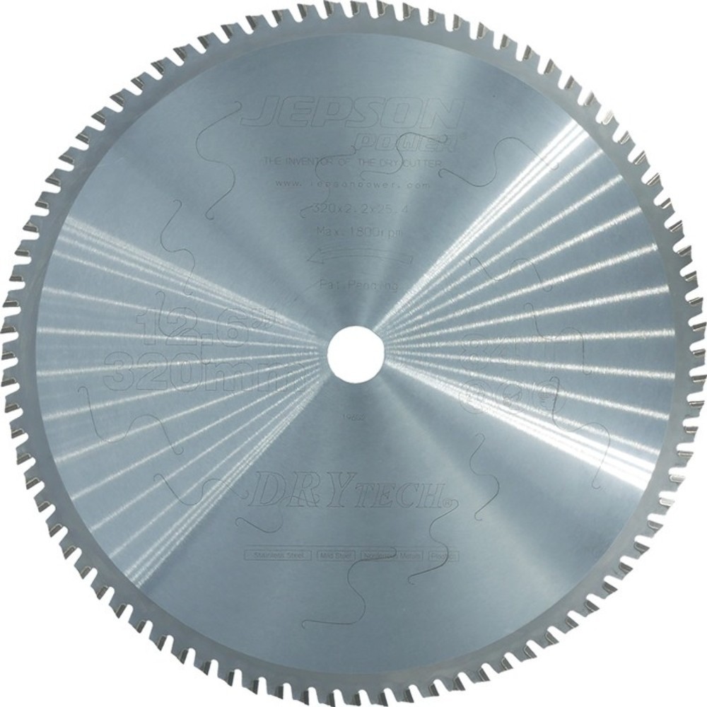 Produktabbildung: JEPSON Metallkreissägeblatt 320/84, Sägeblatt-Durchmesser 320 mm Breite 2,2 mm, HM Bohrungs-Durchmesser 25,4 mm