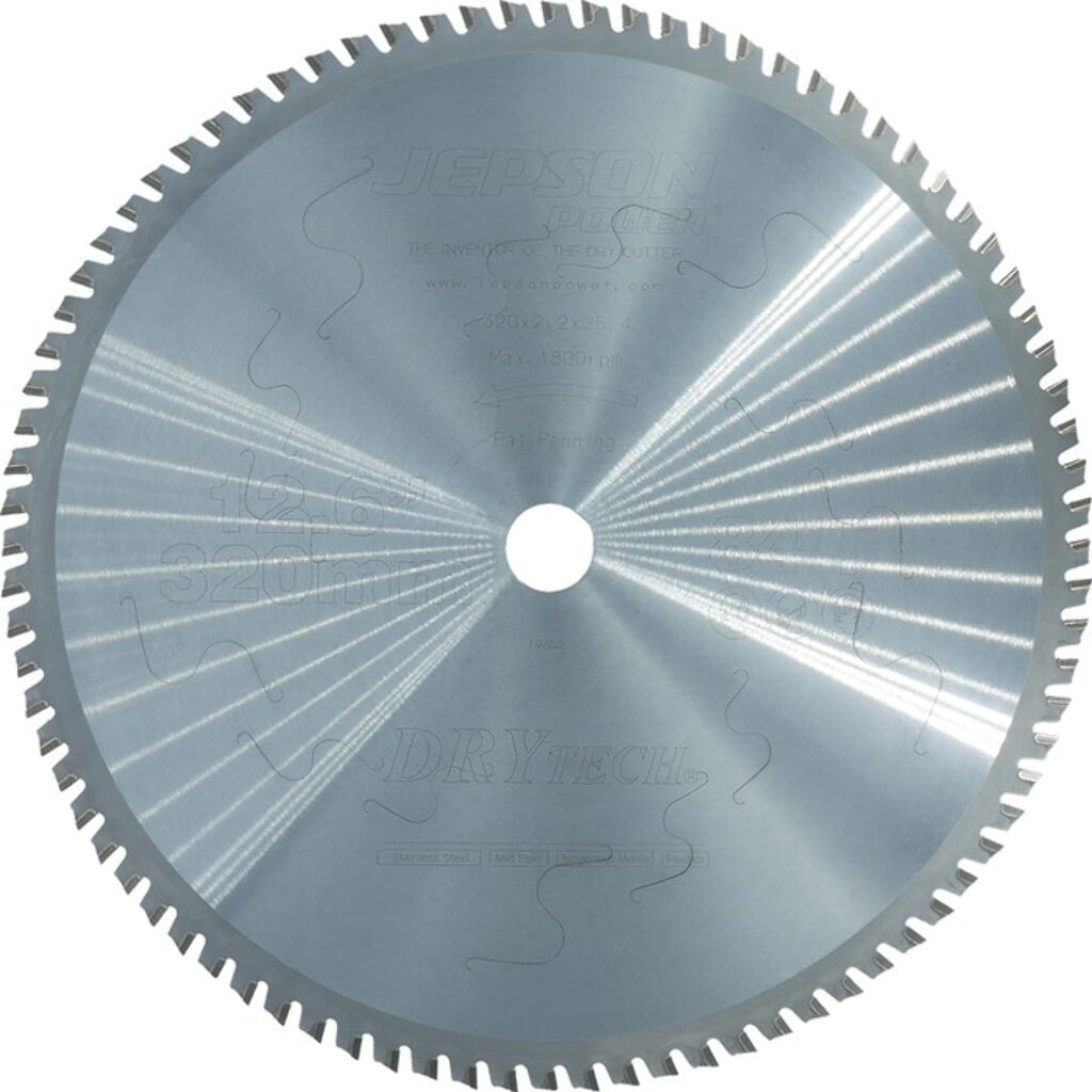 JEPSON Metallkreissägeblatt 320/84, Sägeblatt-Durchmesser 320 mm Breite 2,2 mm, HM Bohrungs-Durchmesser 25,4 mm Produktabbildung: JEPSON Metallkreissägeblatt 320/84, Sägeblatt-Durchmesser 320 mm Breite 2,2 mm, HM Bohrungs-Durchmesser 25,4 mm