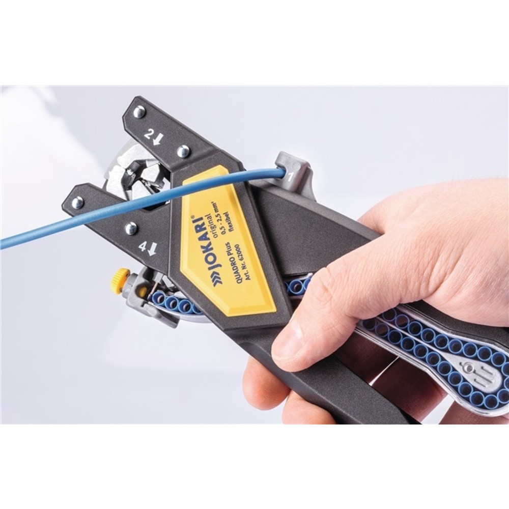 Produktabbildung Nr. 3: JOKARI Automatikabisolierzange QUADRO Plus L.259mm 0,5-2,5 mm²