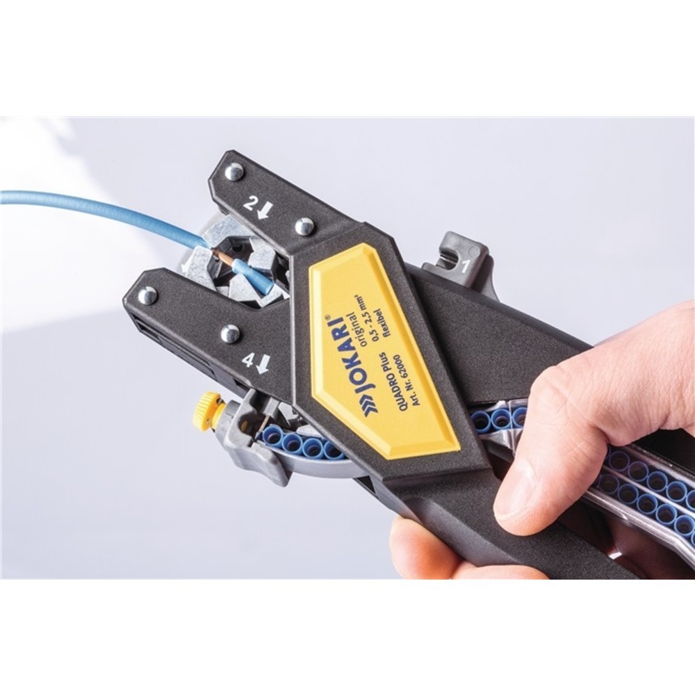 Produktabbildung Nr. 4: JOKARI Automatikabisolierzange QUADRO Plus L.259mm 0,5-2,5 mm²
