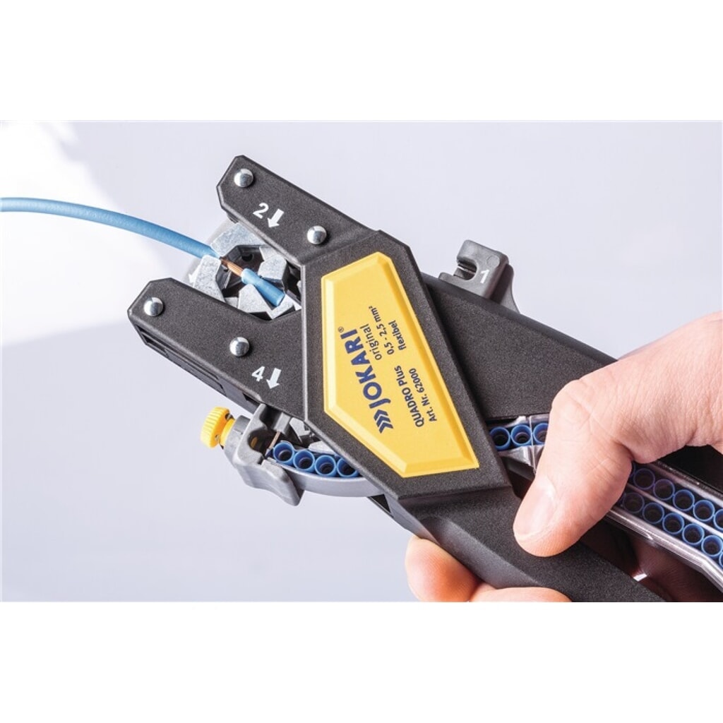 Produktabbildung Nr. 4: JOKARI Automatikabisolierzange QUADRO Plus L.259mm 0,5-2,5 mm²