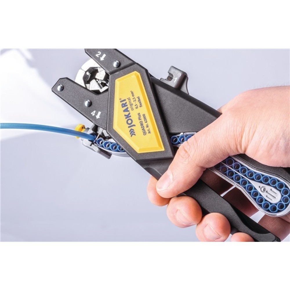Produktabbildung Nr. 5: JOKARI Automatikabisolierzange QUADRO Plus L.259mm 0,5-2,5 mm²