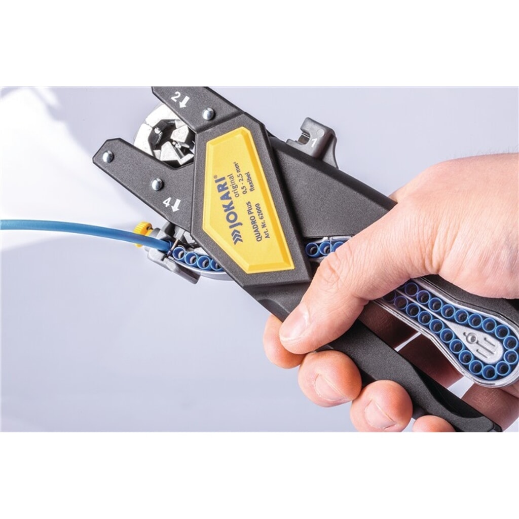 Produktabbildung Nr. 5: JOKARI Automatikabisolierzange QUADRO Plus L.259mm 0,5-2,5 mm²