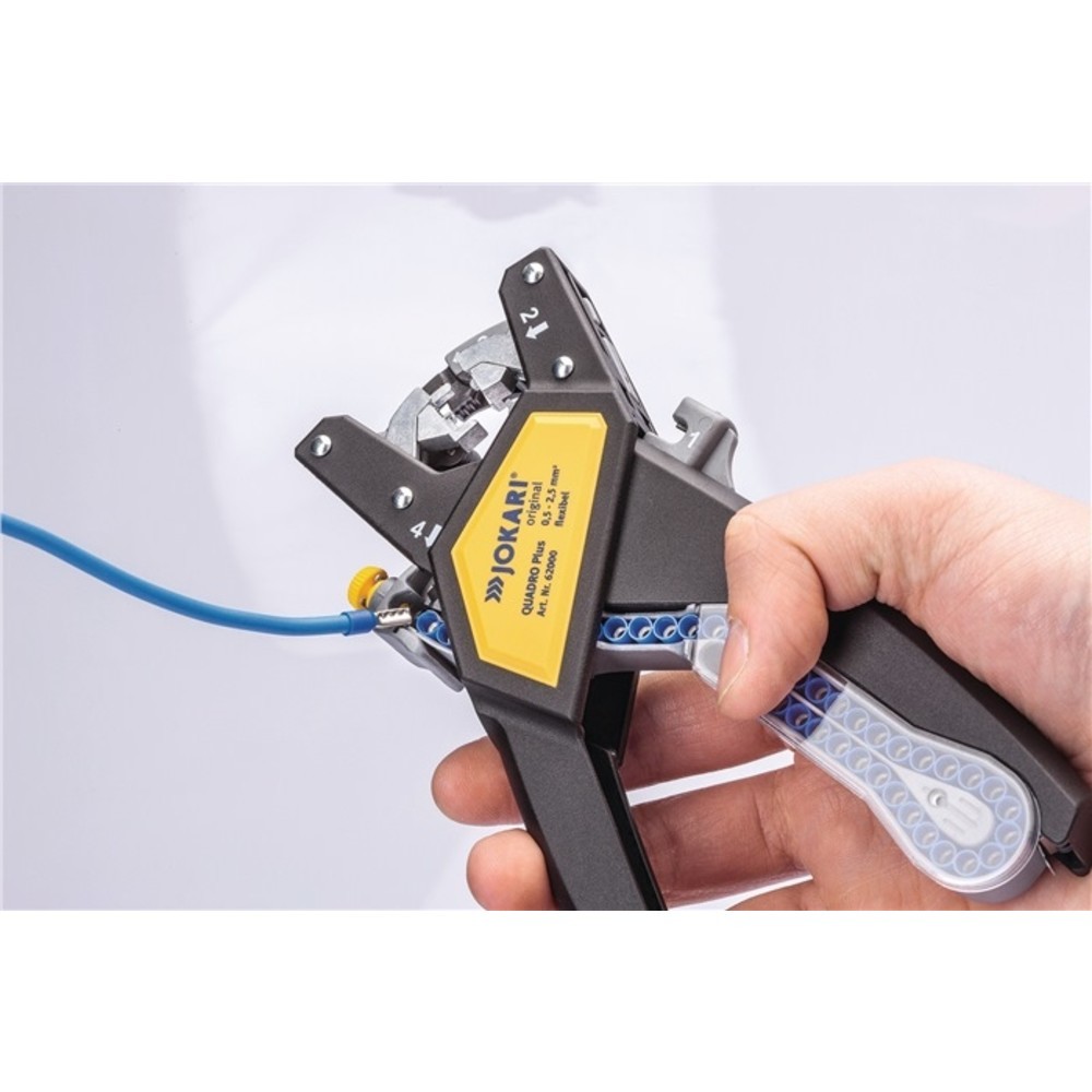 Produktabbildung Nr. 6: JOKARI Automatikabisolierzange QUADRO Plus L.259mm 0,5-2,5 mm²