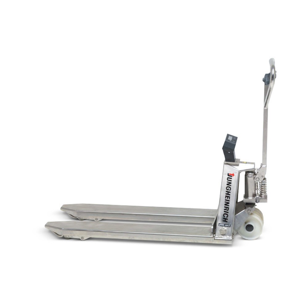 Produktabbildung Nr. 2: Jungheinrich Edelstahl-Hubwagen mit Waage AMW I20, Tragfähigkeit 2.200 kg, 1 kg-Schritte