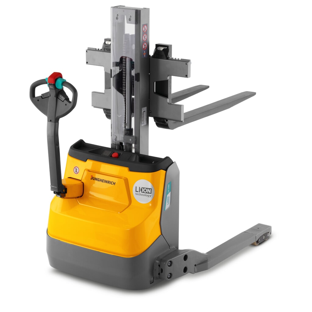 Produktabbildung Nr. 5: Jungheinrich Elektro-Hochhubwagen EJC 110bi E, Monomast, Hubhöhe 1.230 mm, Tragfähigkeit 1.000 kg, Proportionalhydraulik, Radarmabstand 891 mm