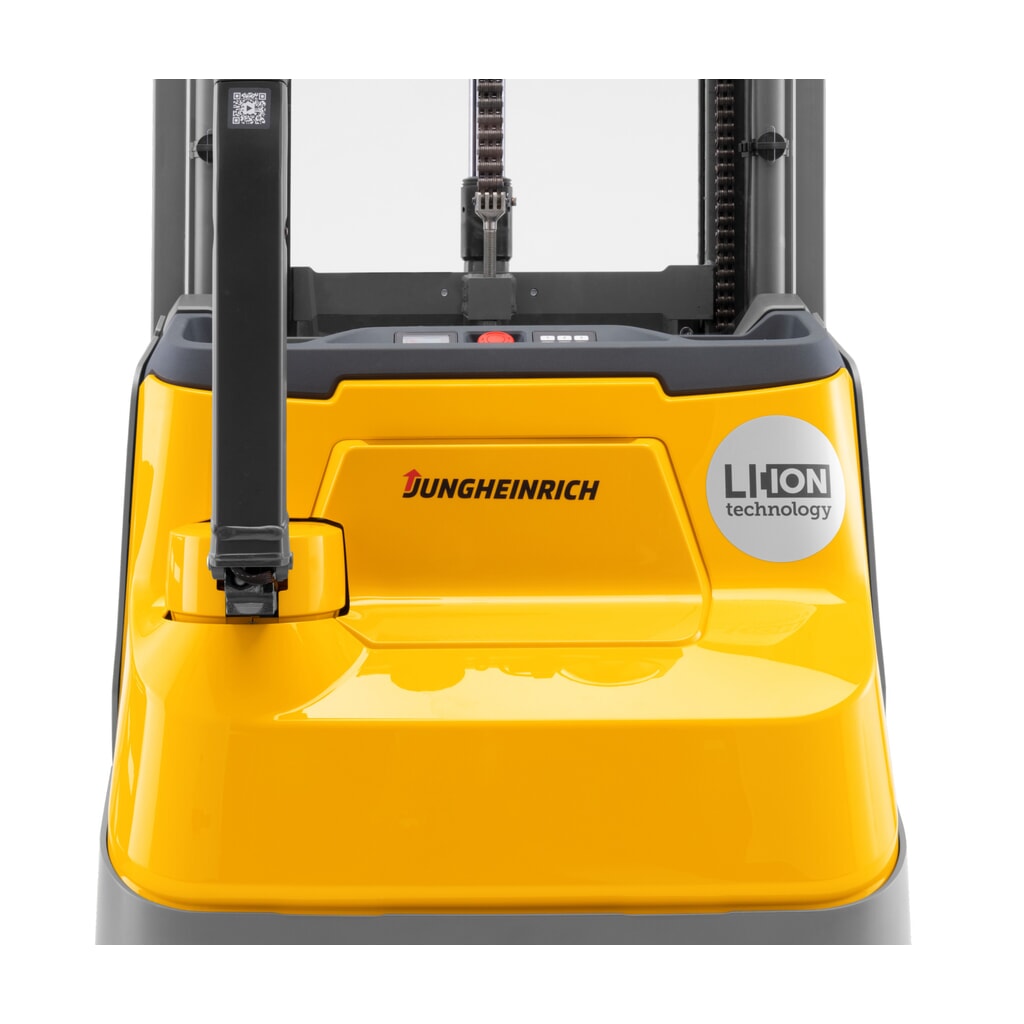 Produktabbildung Nr. 5: Jungheinrich Elektro-Hochhubwagen EJC 112i DZ, Dreifach-Teleskop, Hubhöhe 4.180 mm, Tragfähigkeit 1.200 kg, Proportionalhydraulik