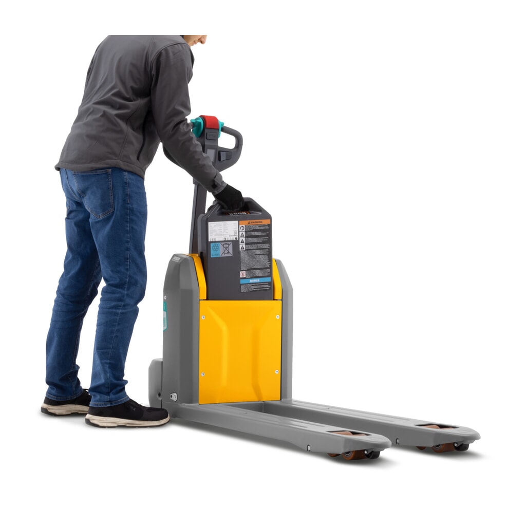 Jungheinrich Elektro-Hubwagen AME 15, Tragfähigkeit 1.500 kg, Gabellänge 800 mm, Tandemrollen Produktabbildung Nr. 5: Jungheinrich Elektro-Hubwagen AME 15, Tragfähigkeit 1.500 kg, Gabellänge 800 mm, Tandemrollen