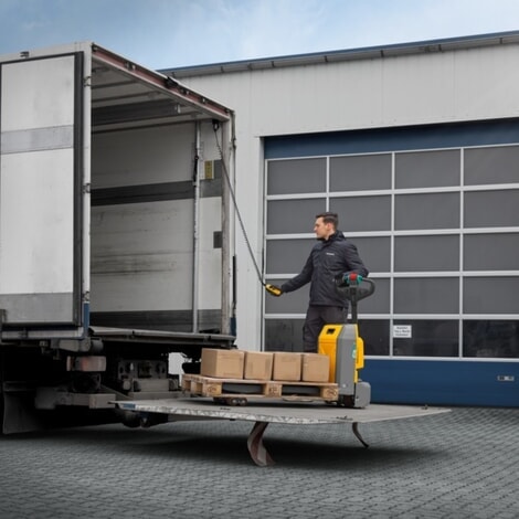 Produktabbildung Nr. 8: Jungheinrich Elektro-Hubwagen AME 18, Tragfähigkeit 1.800 kg, Gabellänge 1.150 mm, Sondergabelbreite 670 mm, Tandemrollen