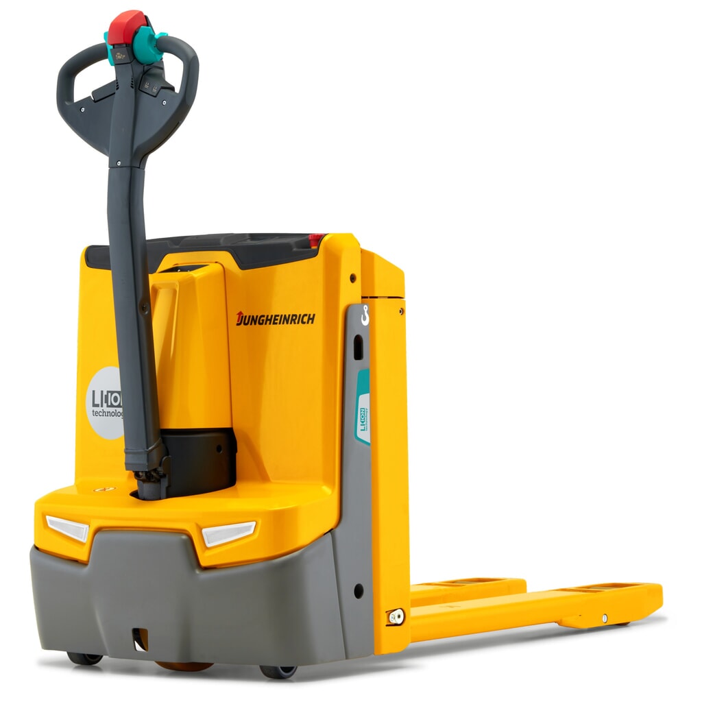 Jungheinrich Elektro-Hubwagen EJE 114i, Tragfähigkeit 1.400 kg, Gabellänge 1.150 mm Produktabbildung: Jungheinrich Elektro-Hubwagen EJE 114i, Tragfähigkeit 1.400 kg, Gabellänge 1.150 mm