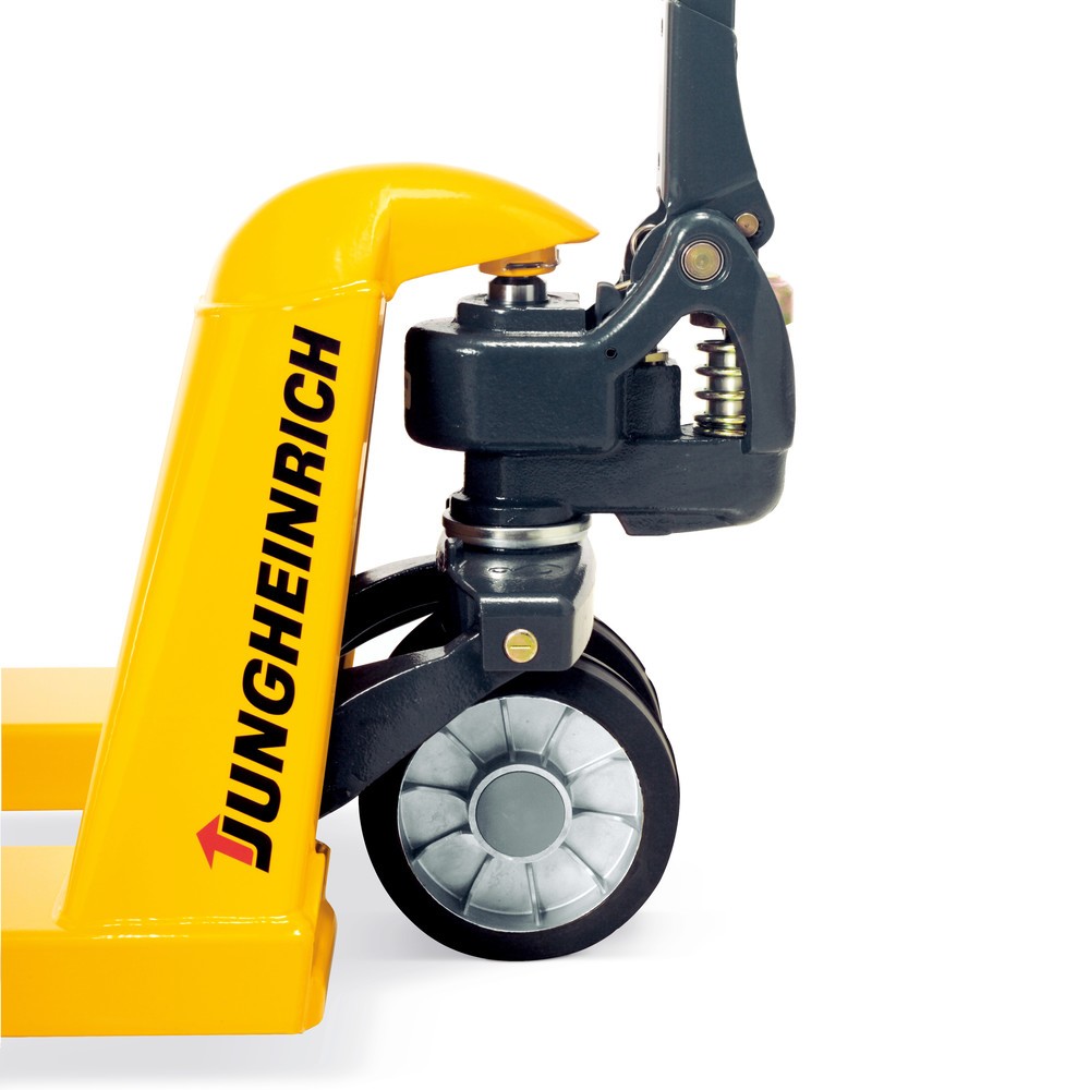 Produktabbildung Nr. 7: Jungheinrich Handhubwagen AM 22, Tragfähigkeit 2.200 kg, Gabellänge 1.360 mm, Vollgummi/Polyurethan, Tandemrollen