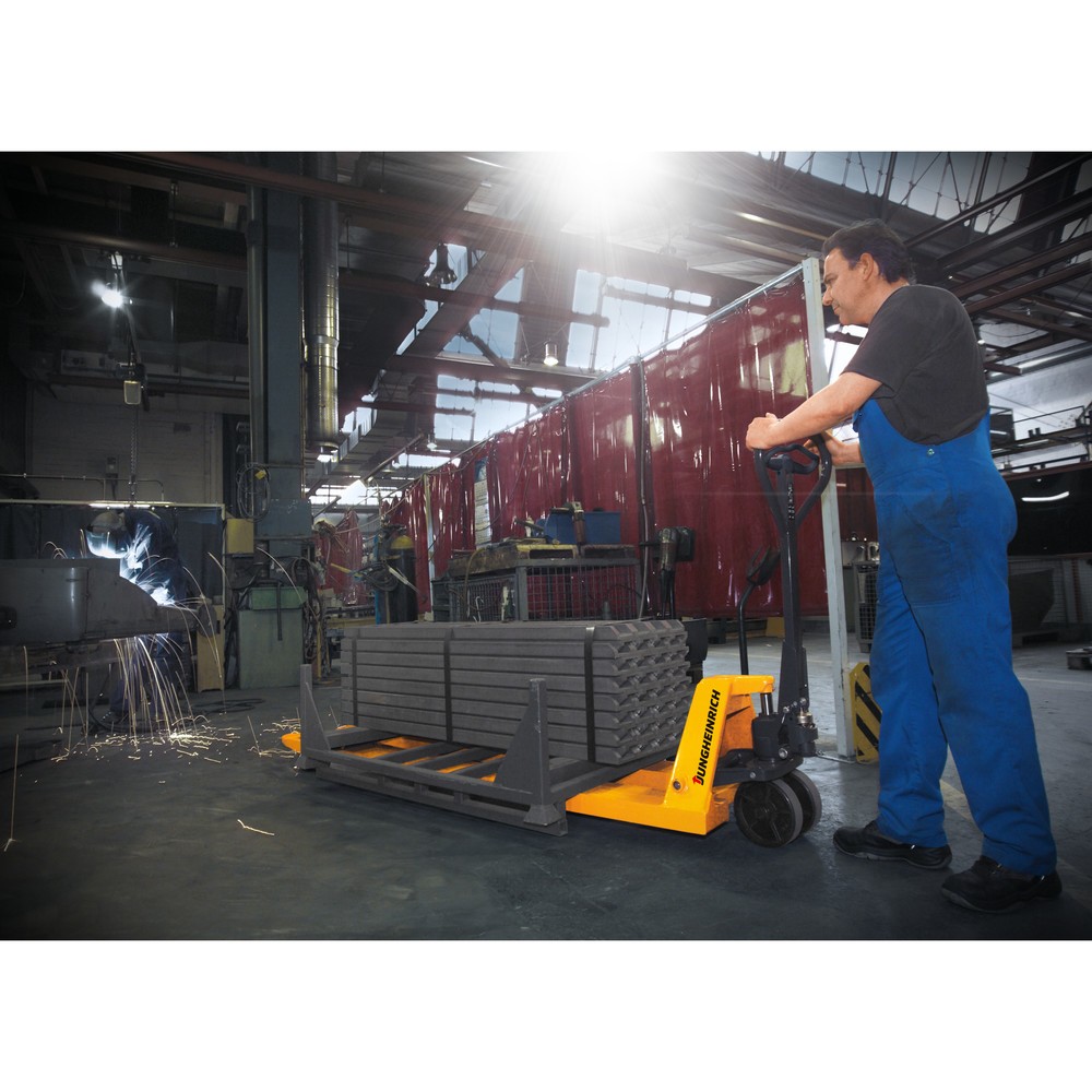 Produktabbildung Nr. 3: Jungheinrich Handhubwagen AM 30 mit Schnellhub, Tragfähigkeit 3.000 kg, Gabellänge 1.220 mm, Polyurethan, Tandemrollen