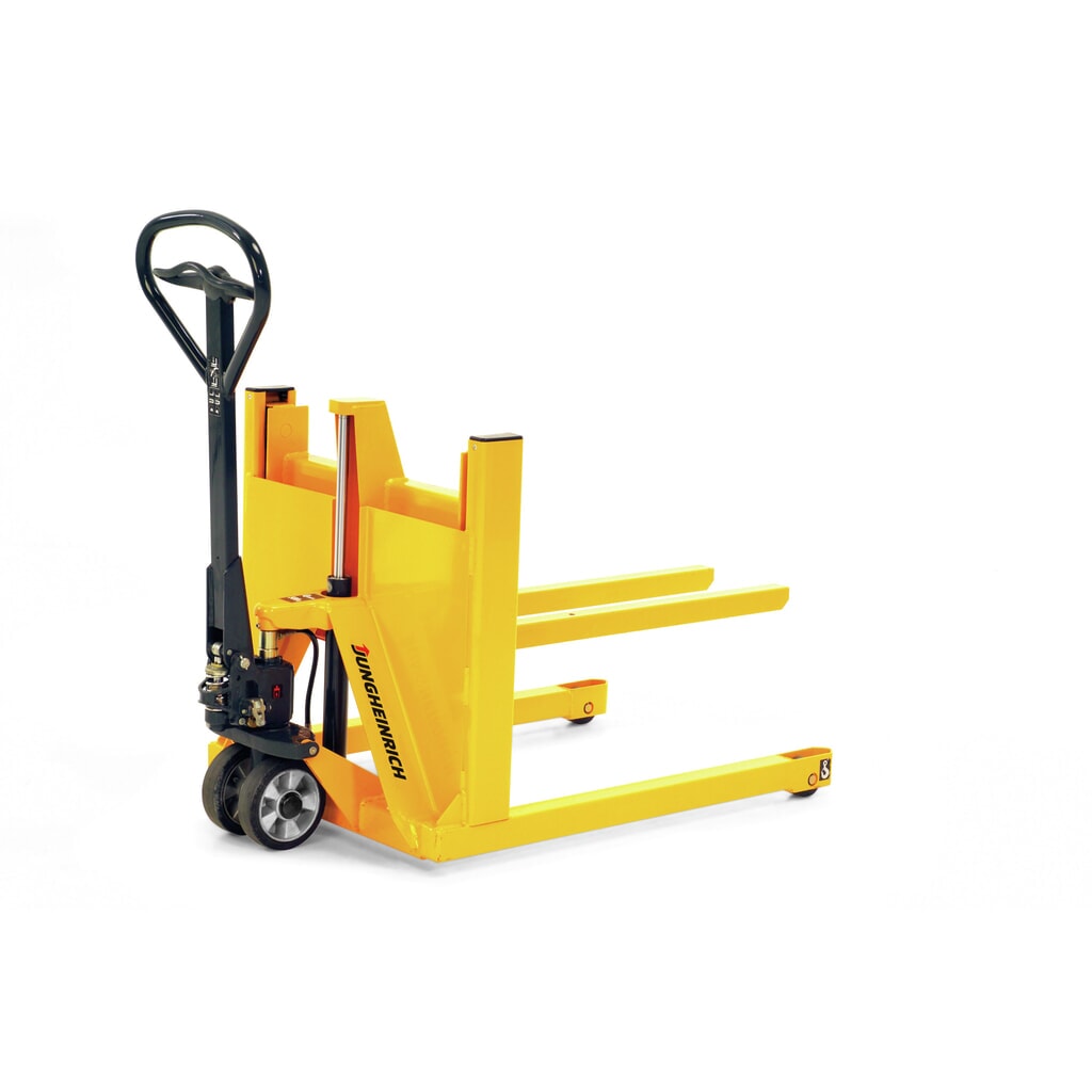 Jungheinrich Handhubwagen AM V05 Breitspur für Display-Paletten Produktabbildung Nr. 1: Jungheinrich Handhubwagen AM V05 Breitspur für Display-Paletten