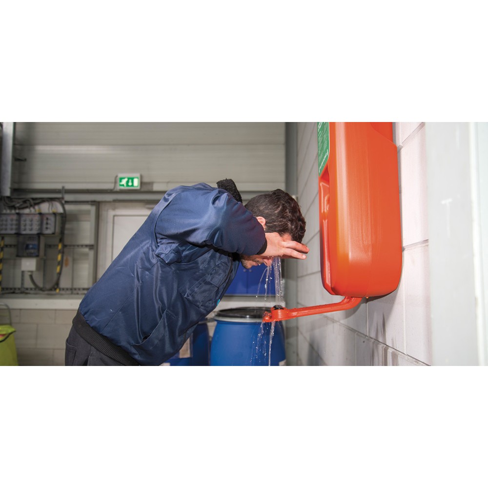 Produktabbildung Nr. 2: Justrite® Augenspülstation OptiWash® OPTI Hughes, autark, 38-Liter-Tank