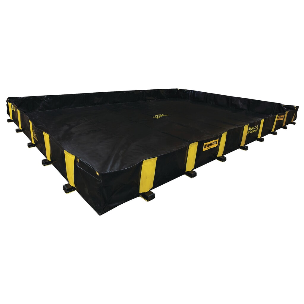 Justrite® Falt-Auffangwanne aus PVC QuickBerm®, Kapazität 5.432 l Produktabbildung Nr. 3: Justrite® Falt-Auffangwanne aus PVC QuickBerm®, Kapazität 5.432 l