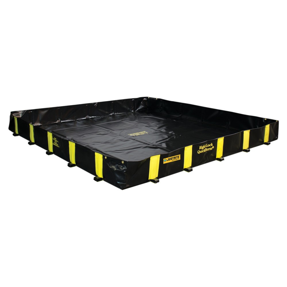 Produktabbildung: Justrite® Faltwanne QuickBerm® Plus, Kapazität 2.252 l