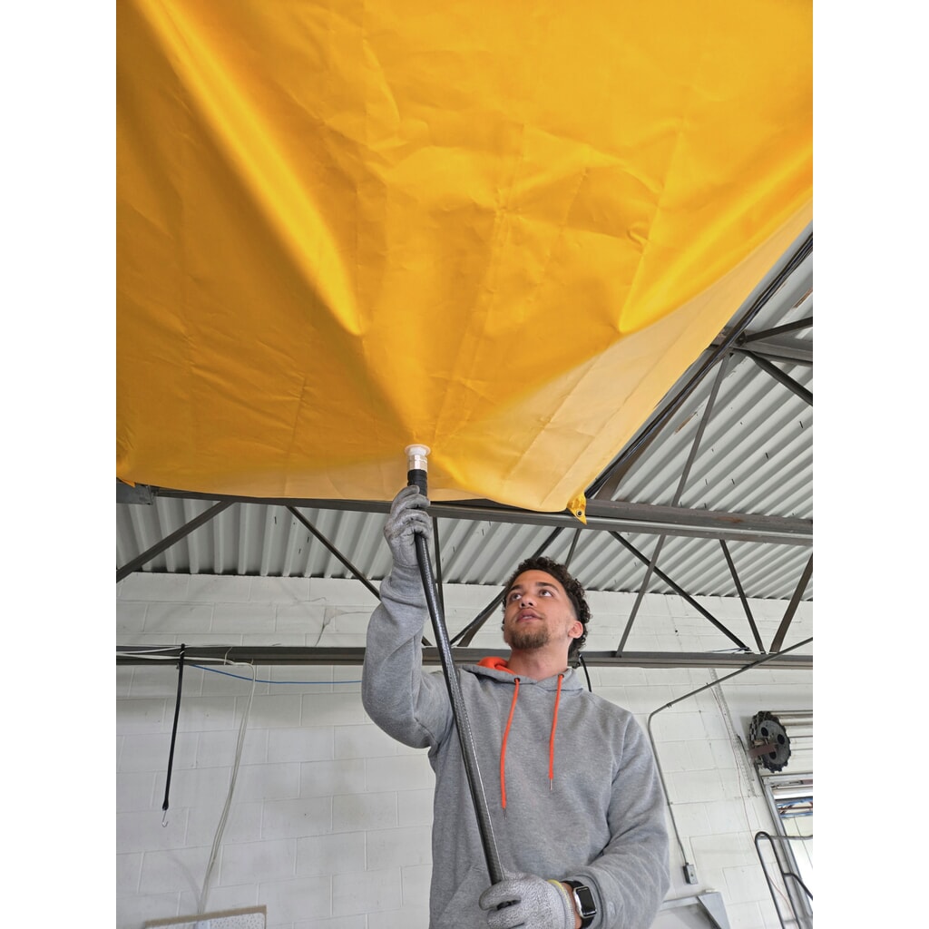 Produktabbildung Nr. 3: Justrite® Leckage-Auffangplane aus Polyester, LxB 1,5 x 1,5 m, Magnete