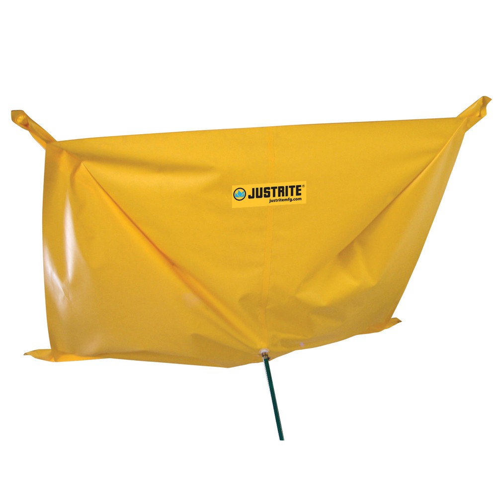 Produktabbildung: Justrite® Leckage-Auffangplane, LxB 1,5 x 1,5 m, Ösen