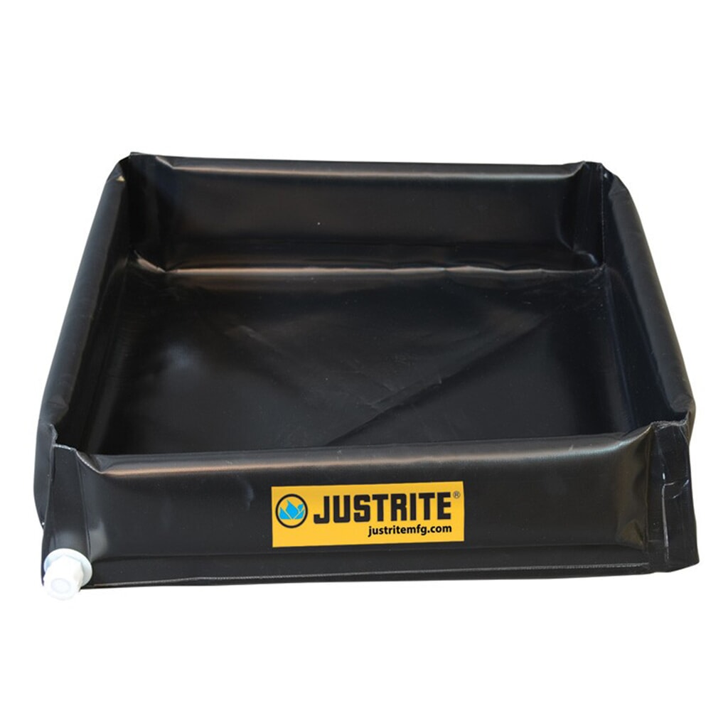 Justrite® Mini-Auffangwanne aus PVC, Kapazität 114 l Produktabbildung Nr. 1: Justrite® Mini-Auffangwanne aus PVC, Kapazität 114 l