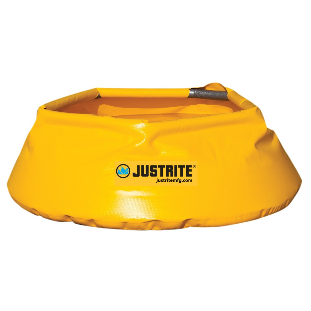 Produktabbildung: Justrite® Notfallwanne Pop-Up, Ø 711 mm, Kapazität 76 l
