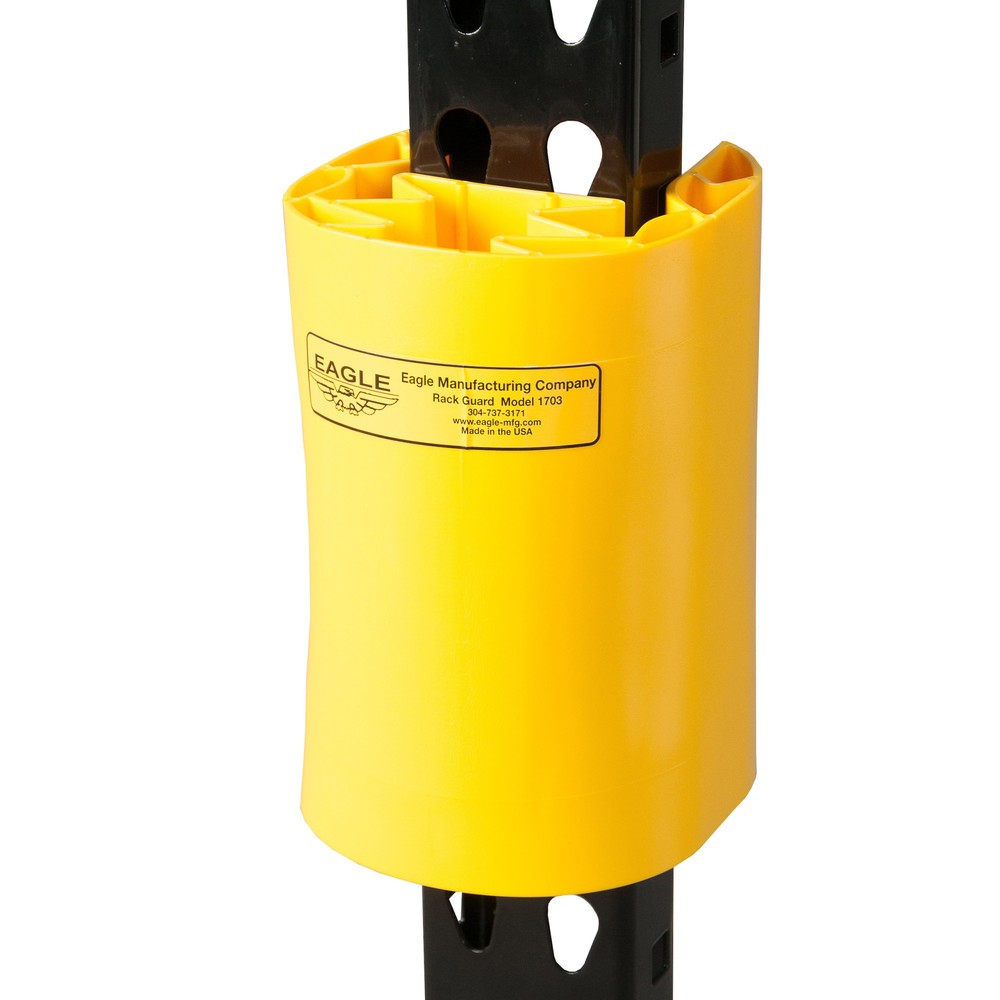 Produktabbildung Nr. 2: Justrite® Regalbeinschutz Eagle, HDPE, für BxT 75 x 75 mm